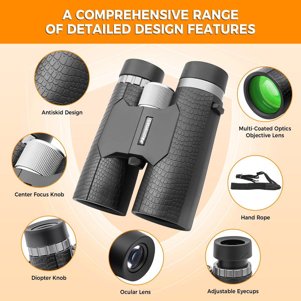 Astromania in hand scale showing compact size for easy travel carrying