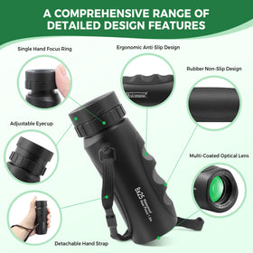 Astromania in use at birdwatching showcasing clear distant viewing benefit