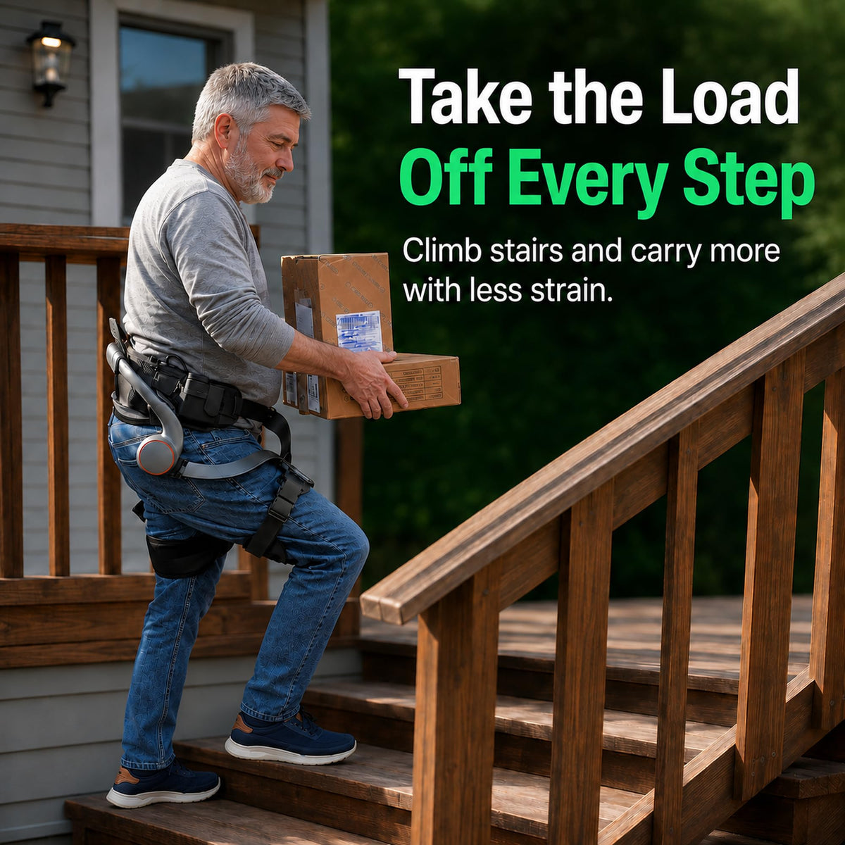 AstroShell exoskeleton AI motion system adapts to pace and terrain.