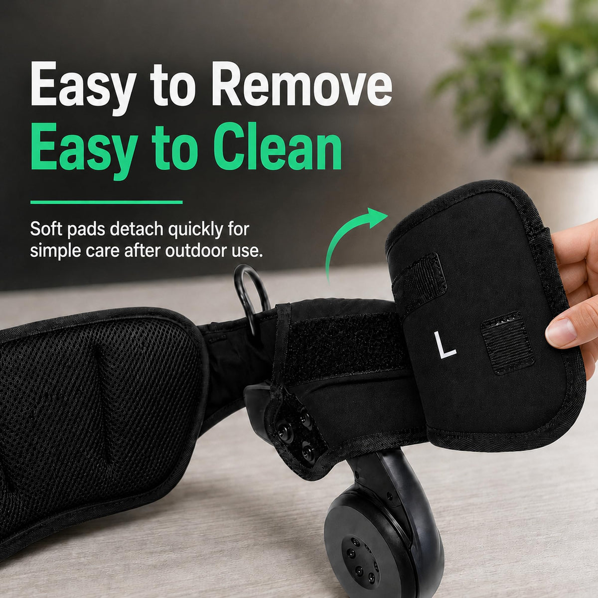 AstroShell exoskeleton breathable padding improves all-day comfort.