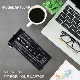 ASUNCELL 3720mAh AP13J4K for Acer Chromebook, 2.5 cm short cable focus.