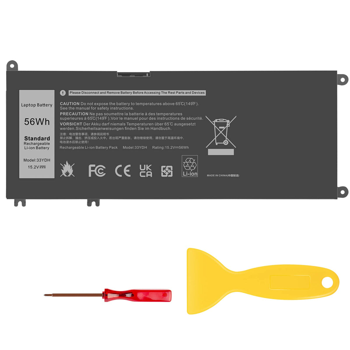 ASUNCELL 56Wh battery for Dell G3 15-3579 enhances portability and battery life