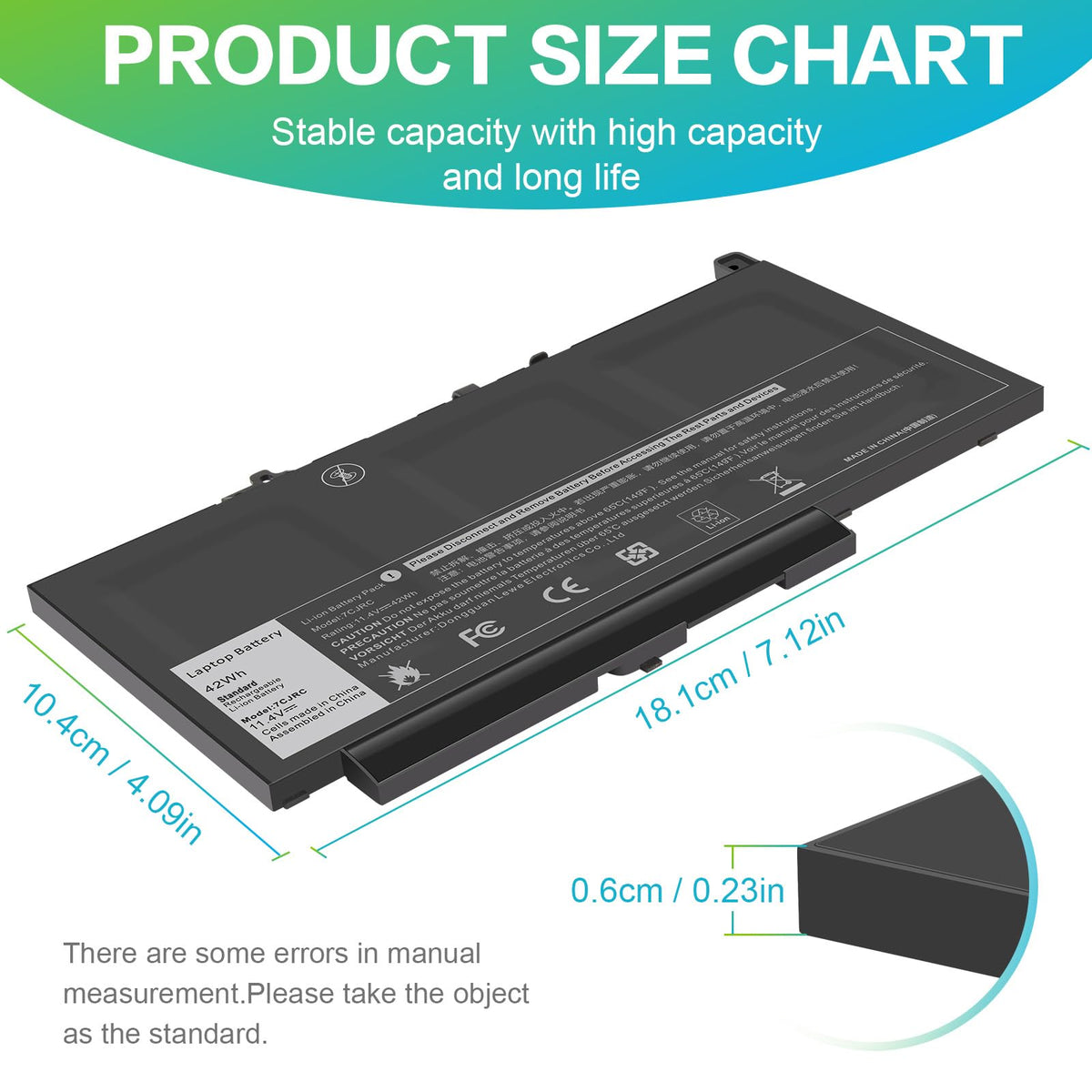 ASUNCELL 7CJRC installation diagram with Dell Latitude laptop.