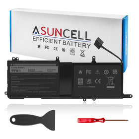 ASUNCELL 9NJM1 front packaging showing battery orientation and fit benefit