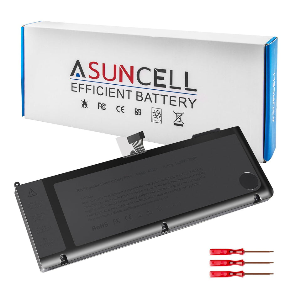 ASUNCELL front view showing battery label and model A1321 benefit easy identification