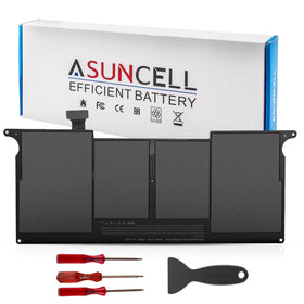 ASUNCELL A1465 battery for MacBook Air 11-inch boosts unplugged runtime