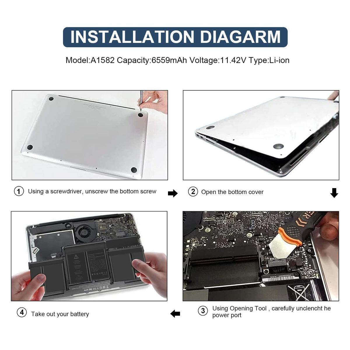 ASUNCELL battery in a home workspace, shows improved laptop mobility and uptime
