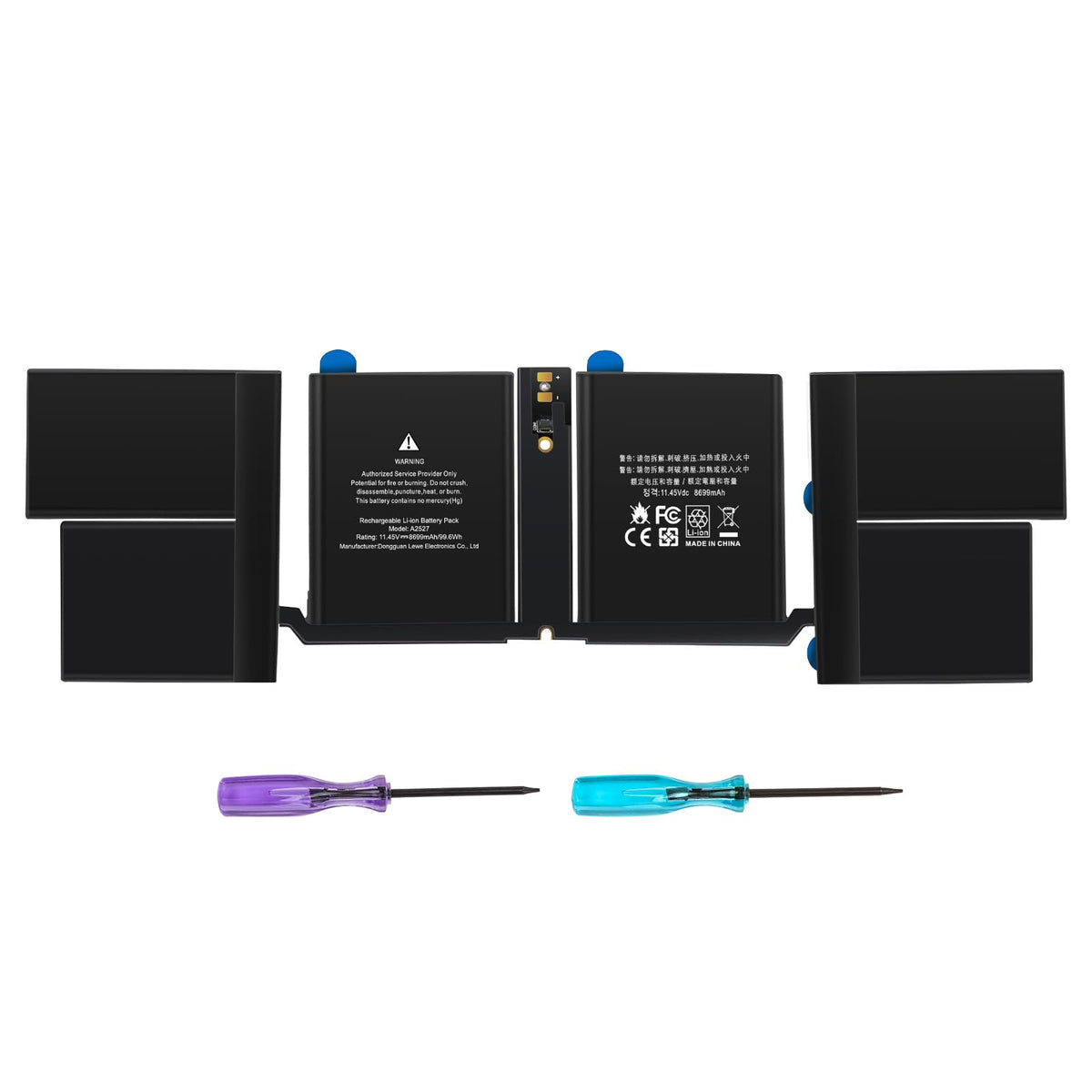 ASUNCELL A2485 battery pack, reliable MacBook Pro 16 inch replacement power