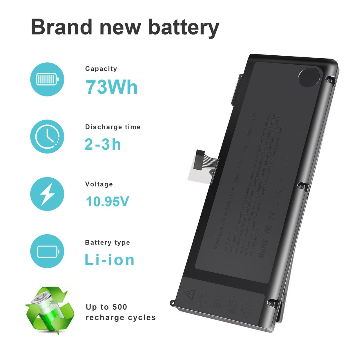 ASUNCELL battery with three screwdrivers included for straightforward installation