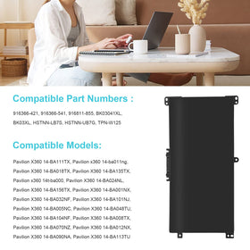 ASUNCELL BK03XL HP Pavilion compatibility confirms broad model coverage.