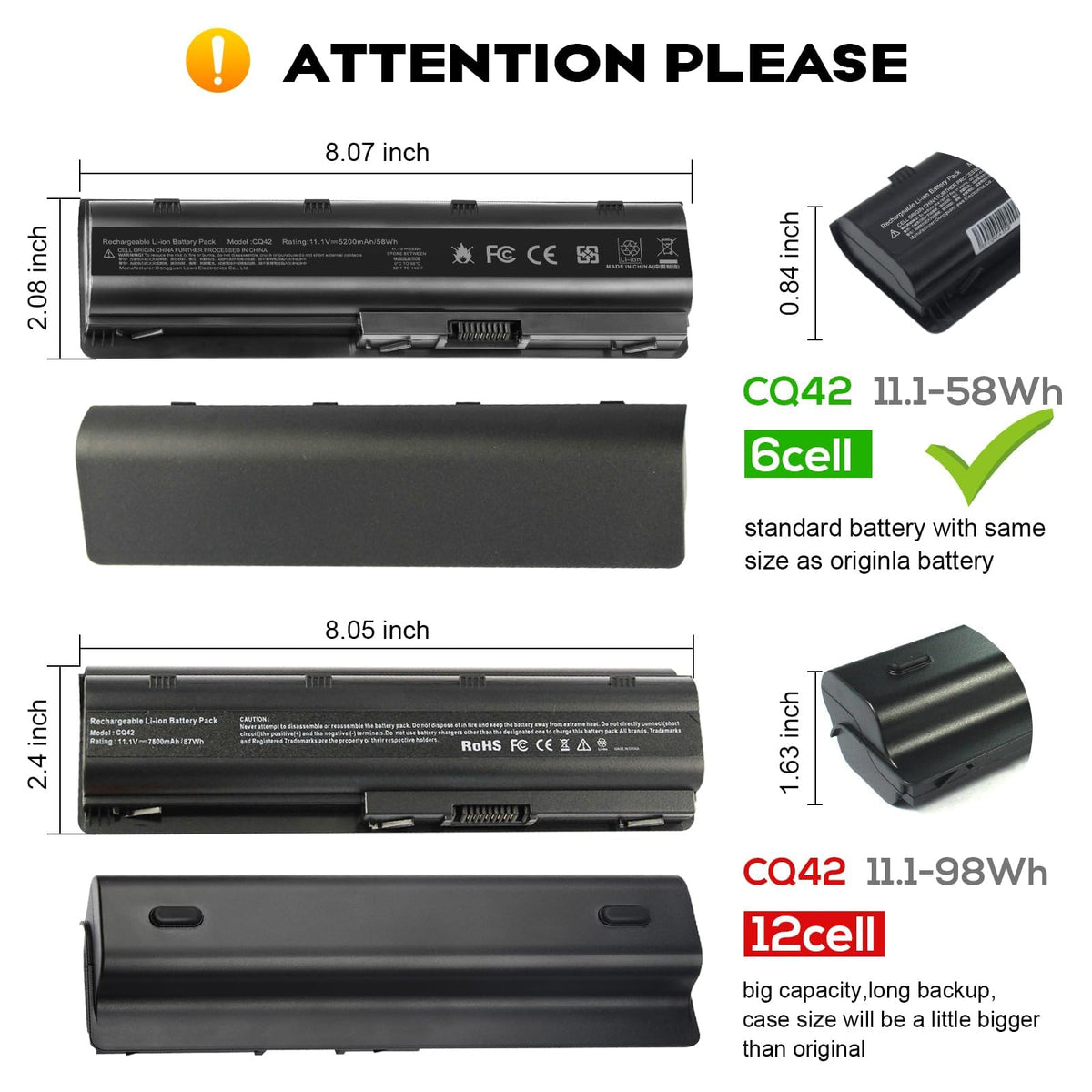 ASUNCELL compatibility PN list confirms broad HP model support
