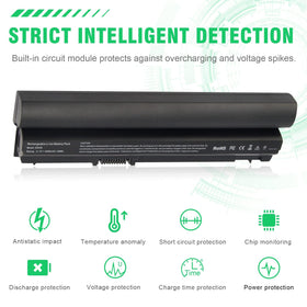 ASUNCELL Dell Latitude E6230 battery label detail indicating safe, fit-for-purpose replacement