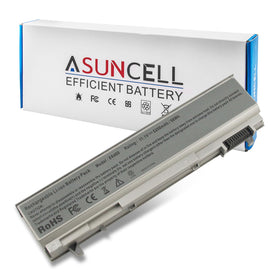 ASUNCELL Dell Latitude E6400 battery front view for reliable replacement.