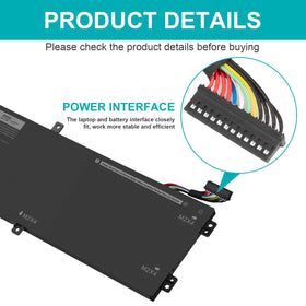 ASUNCELL Dell Precision 5520-5530 battery inside laptop view