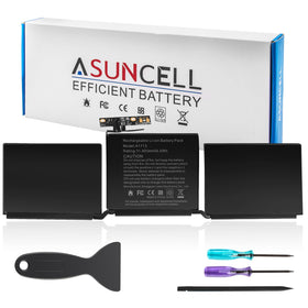 ASUNCELL front packaging showing battery pack and brand, reliable replacement