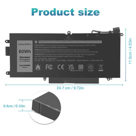 ASUNCELL 60Wh battery in hand ready for replacement