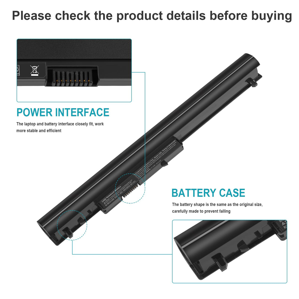 ASUNCELL LA04 packaging shows secure box and installation guidance.