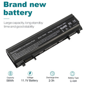 ASUNCELL Latitude-compatible battery for E5440/E5540 models.