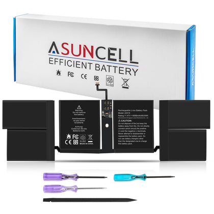 ASUNCELL MacBook Pro A2442 battery front view for 14-inch model, reliable power on the go.