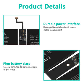 ASUNCELL MacBook Pro A2442 battery cells inside, high-quality Li-Polymer construction.