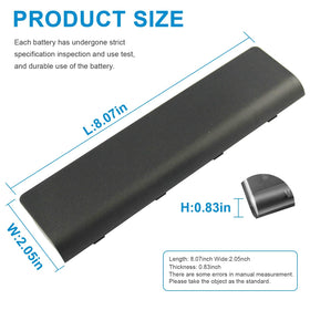 ASUNCELL MU06 battery side view highlighting slim profile for easy replacement