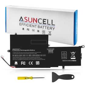 ASUNCELL PK03XL battery packaging showing safety seals for secure use