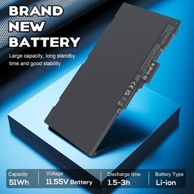 ASUNCELL TA03XL battery HP 840 G4 with serial label visible, authentic replacement