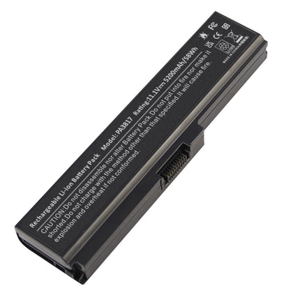 ASUNCELL Toshiba PA3817U-1BRS battery powering a laptop on the go.