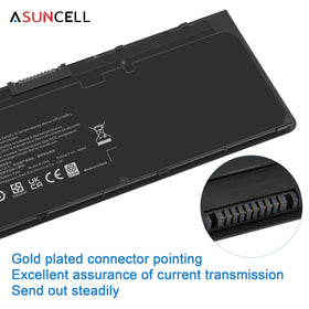 ASUNCELL Certifications badge on the battery for safety and compliance