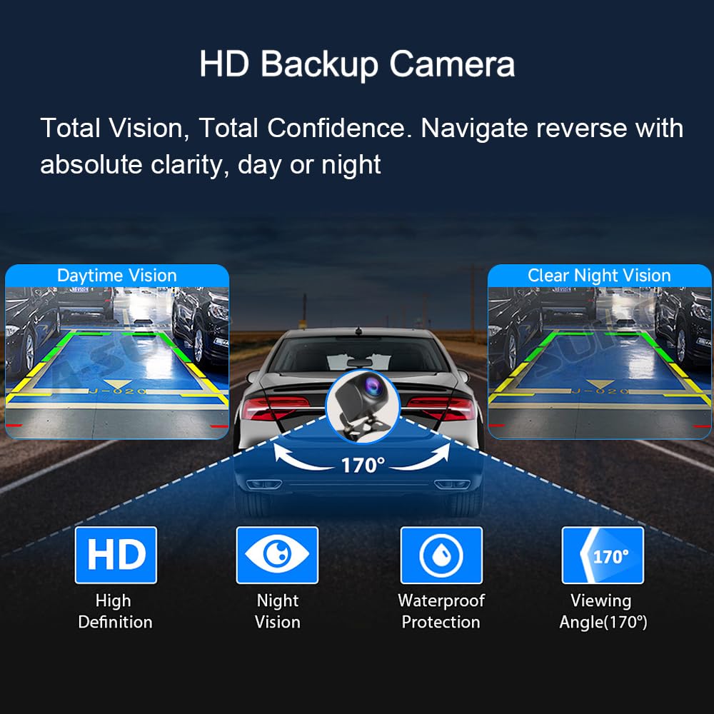 ASURE HD backup camera improves parking and rear awareness