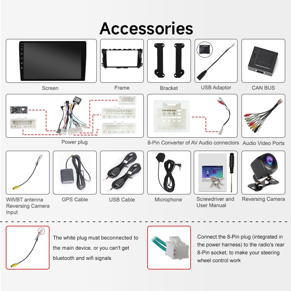 ASURE rear camera support helps you use the screen for safe parking