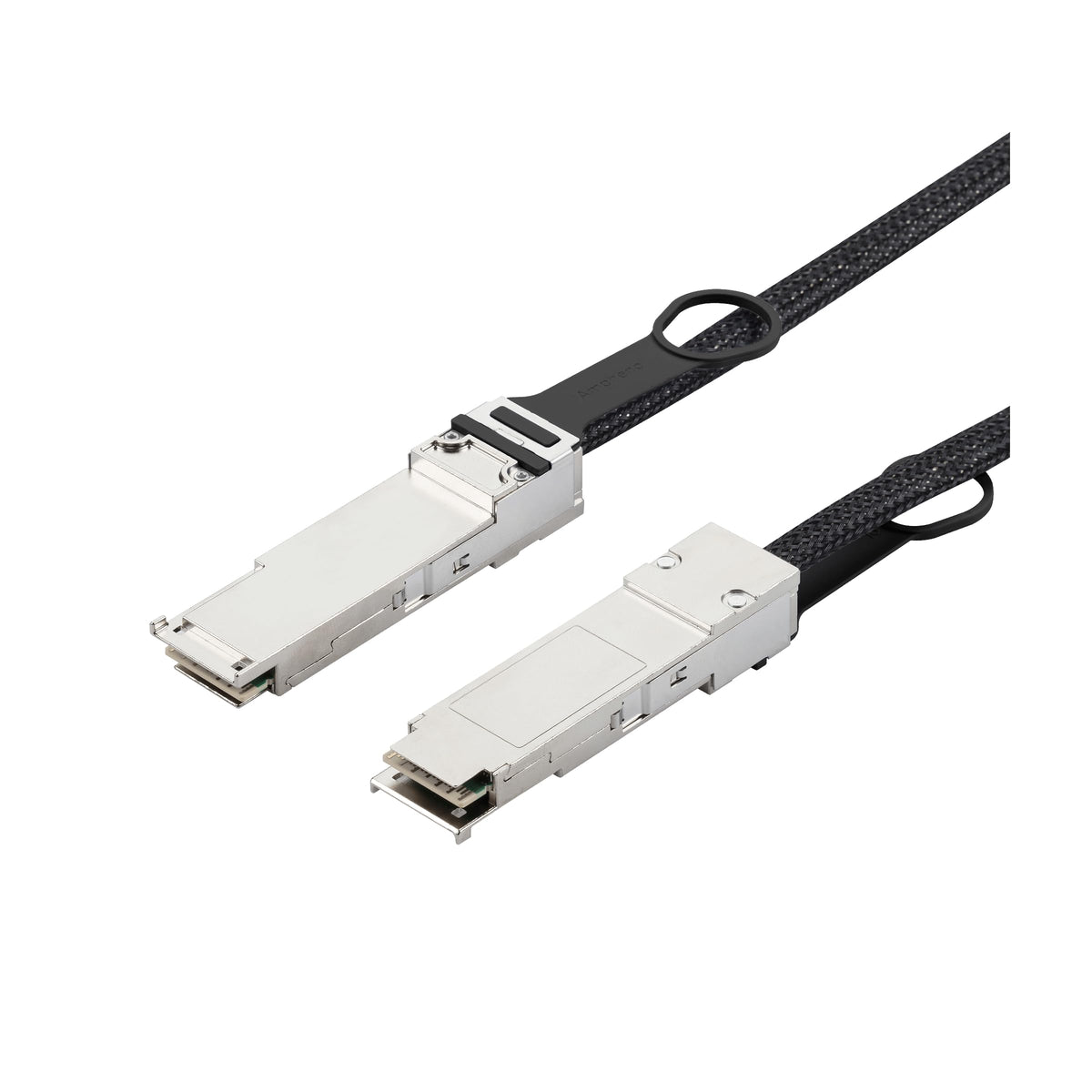 ASUS Ascent GX10 DAC cable connectors close-up for PAM-4 Ethernet reliability.