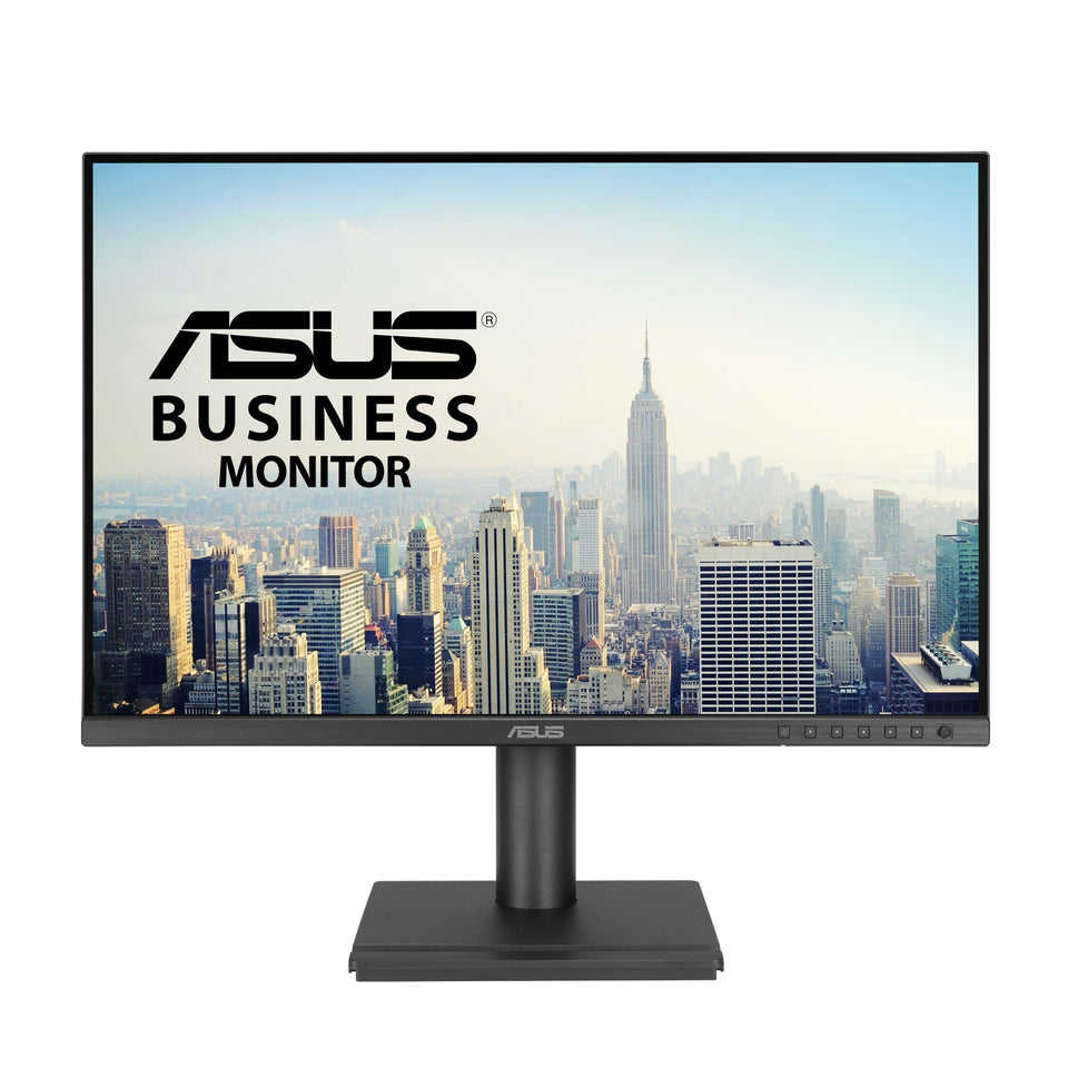 ASUS BE248QF frameless IPS panel with wide viewing angles and sharp colors.