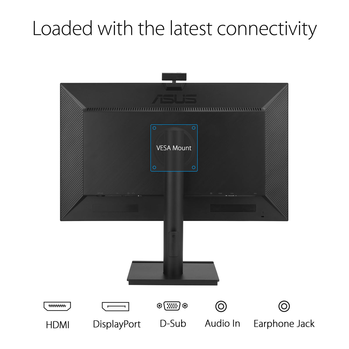 ASUS BE249QFK ergonomic tilt, swivel and pivot features