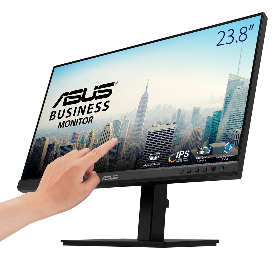 ASUS BE24ECSBT front view with vibrant IPS display for sharp colors