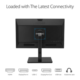 ASUS BE24ECSBT touch interaction demonstrating 10-point touch