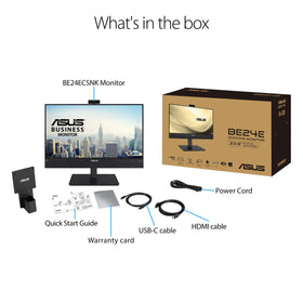 ASUS BE24ECSNK RJ45 and multi-port design enables flexible office setups.