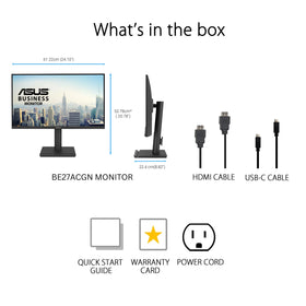 ASUS BE27ACGN DisplayWidget Center for quick on-screen monitor tweaks