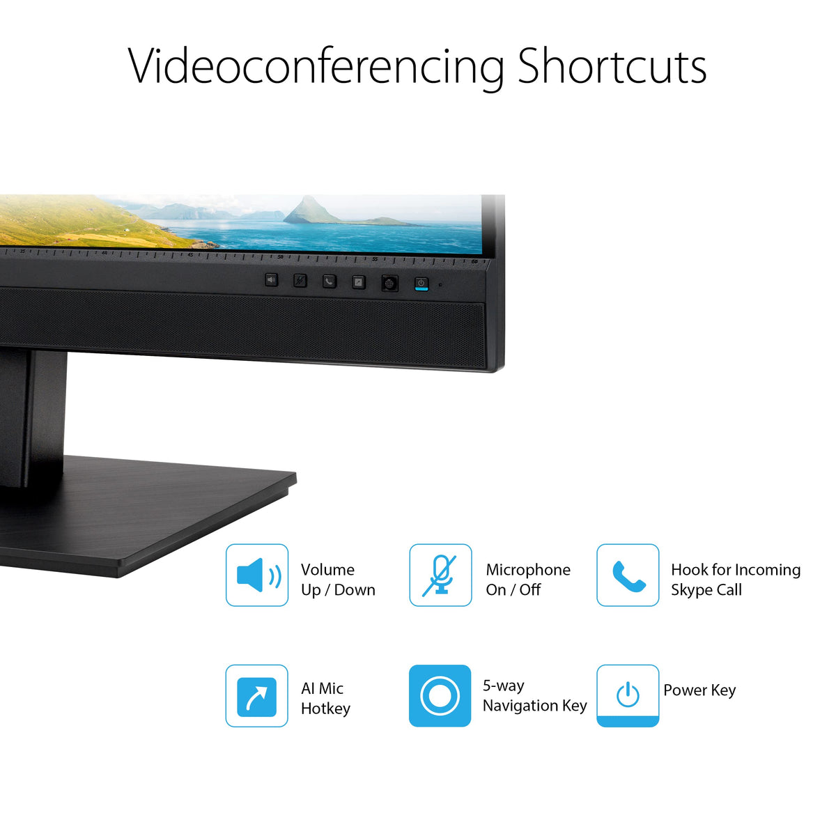 ASUS BE27ACSBK mic array captures voices clearly, reducing background noise in calls.