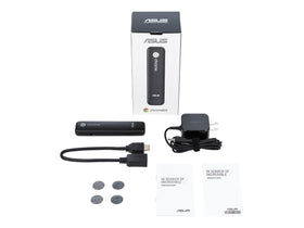 ASUS Chromebit CS10 included HDMI extender and stickers for flexible placement.