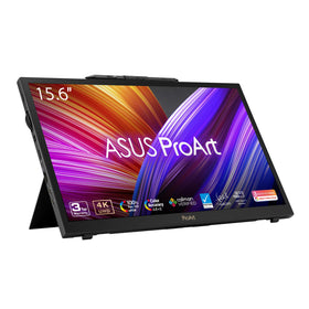 ASUS ProArt PA169CDV 4K IPS front view shows vivid color for precise design tasks.