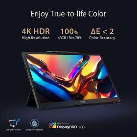 ASUS ProArt PA169CDV Wacom EMR pen in use with smooth on-screen strokes.