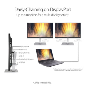 PA278CV offers 75Hz with Adaptive-Sync for smooth scrolling.