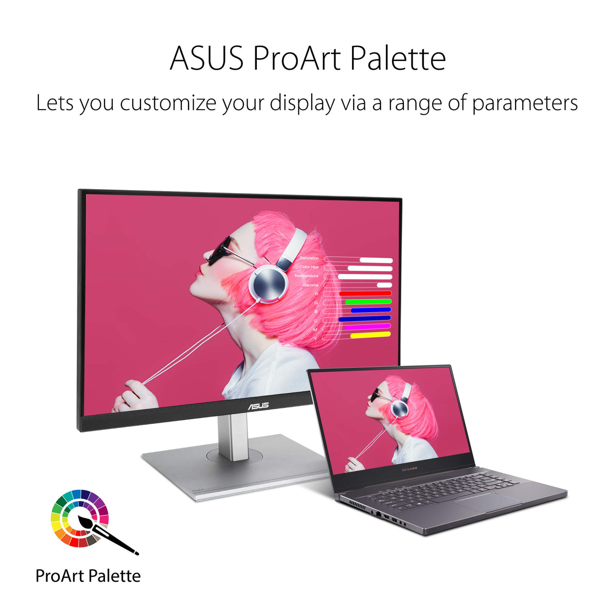 DisplayPort daisy-chaining on PA278CV enables multi-monitor workflow.