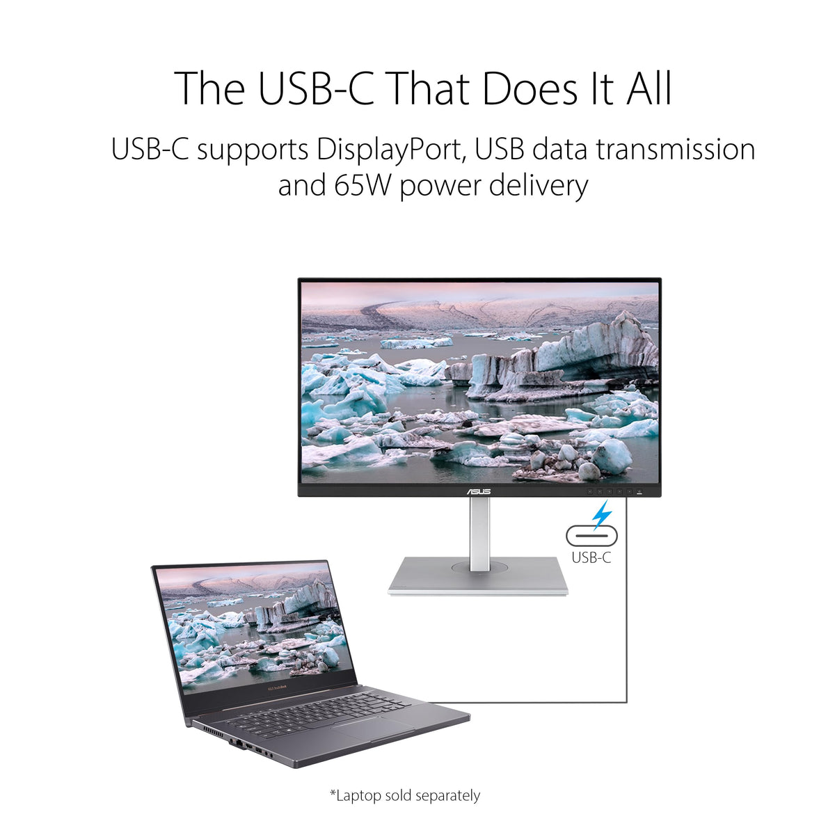 27-inch IPS panel of PA278CV with wide color gamut for editing.