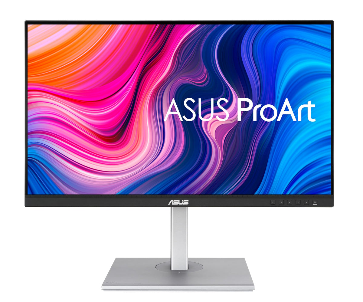 ASUS PA279CV front-angle view showing crisp 4K clarity for creative work