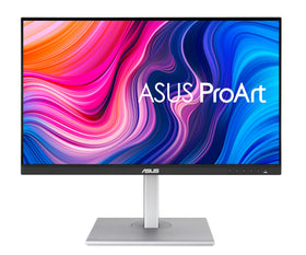 ASUS PA279CV front-angle view showing crisp 4K clarity for creative work