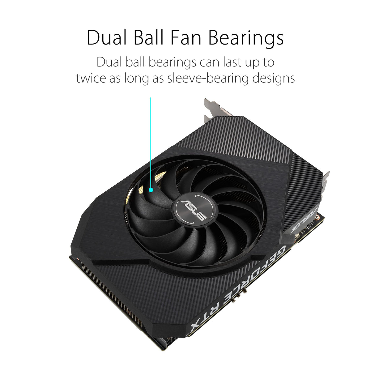 ASUS Phoenix RTX 3060 V2 12GB GDDR6 memory module detail.