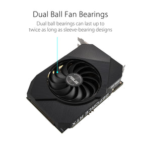 ASUS Phoenix RTX 3060 V2 12GB GDDR6 memory module detail.