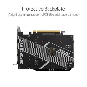 ASUS Phoenix RTX 3060 V2 HDMI and DisplayPort connections.
